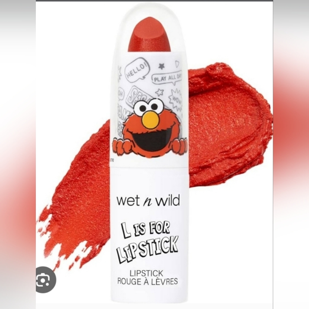 Wet N Wild x Sesame Street Limited Edition Elmo Lipstick BNIB